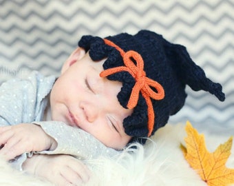 Knitting Pattern - Baby Witch Hat Pattern - the GLINDA Hat (Newborn, Baby, Toddler, Child & Adult sizes incl'd)