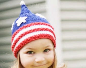 Knitting Pattern - Pixie Hat Pattern - the SAM Hat (Newborn, Baby, Toddler, Child & Adult sizes incl'd)