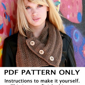 Knitting Pattern - Cowl Pattern - Scarf Pattern - the ASHLEY Cowl (Toddler, Child, Adult sizes)