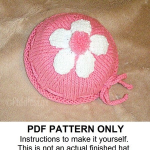 Knitting Pattern - Hat Pattern - the ABIGAIL beanie (Newborn, Baby, Toddler, Child & Adult sizes incl&#39;d)