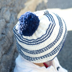 Knitting Pattern Slouchy Hat Pattern the SYDNEY slouchy Toddler, Child & Adult sizes incl'd image 4