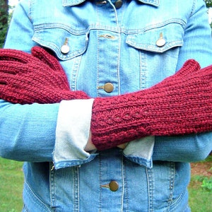 Knitting Pattern Glove Knitting Pattern Knitted Gloves Pattern the DONNA gloves Teen, Adult sizes image 3