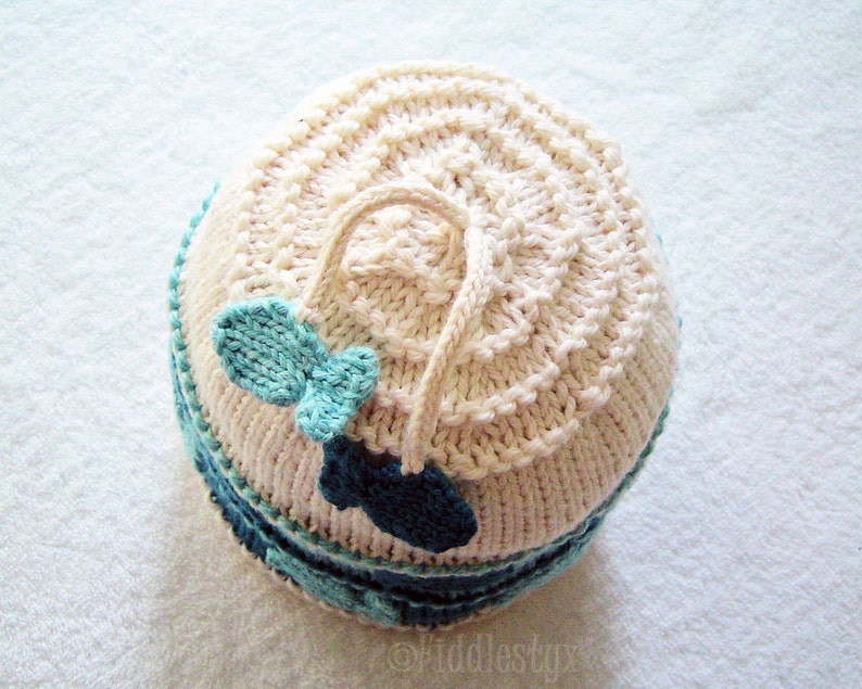 Hat Knitting Pattern Nautical Fish Hat Pattern the CHARLIE Hat Newborn Baby Toddler Child & Adult sizes incl'd image 2