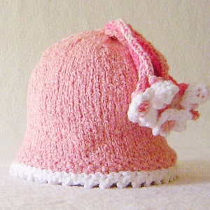 Knitting Pattern Pink Girls Hat Pattern the PENELOPE Hat - Etsy