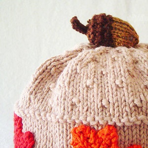 Hat Knitting Pattern Fall Leaves Hat Pattern the SCARLET Beanie Newborn, Baby, Toddler, Child & Adult sizes incl'd image 3