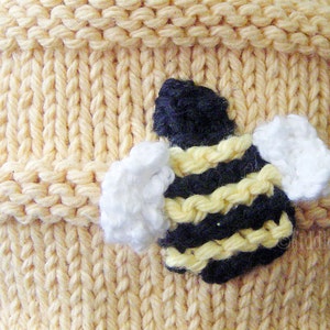 Hat Knitting Pattern Beehive Hat Pattern the BUZZ Hat Newborn, Baby, Toddler, Child & Adult sizes incl'd image 4