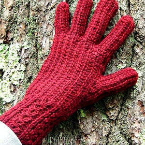 Knitting Pattern Glove Knitting Pattern Knitted Gloves Pattern the DONNA gloves Teen, Adult sizes image 5