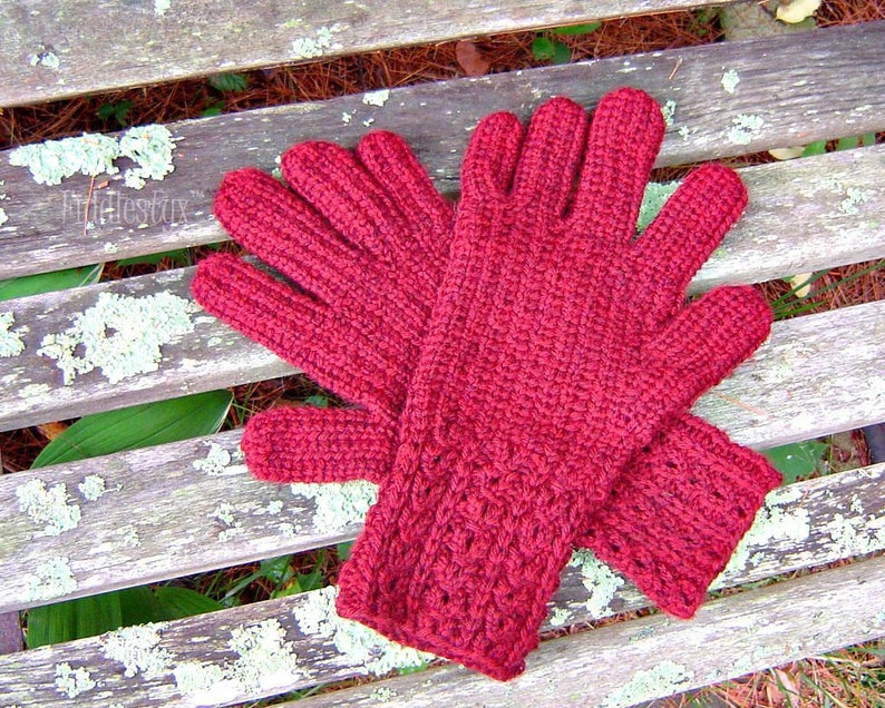 Knitting Pattern Glove Knitting Pattern Knitted Gloves Pattern the DONNA gloves Teen, Adult sizes image 2