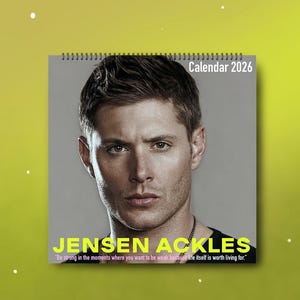 Jensen Ackles 2026 Wall Calendar