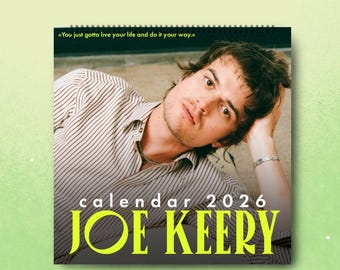 Calendario de pared de Joe Keery 2026