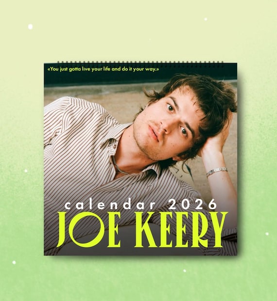 Joe Keery 2026 Wall Calendar