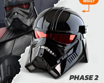 Purge Trooper Phase 2 Helmet 3D Model | Star Wars Cosplay Helmet Print Model | Star Wars: Obi-Wan Kenobi Helmet