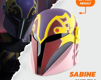 Modèle 3D de Casque Sabine Wren | Modèle d'impression de casque de cosplay Star Wars