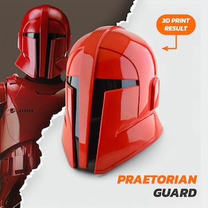 Praetorian Guard Helmet 3D Model | Star Wars Cosplay Helmet Print Model | Mandalorian 3 Season Helmet