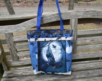 Raven Moon Market/Tote Bag