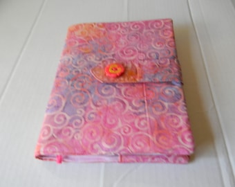 Pink Batik Covered Journal/Notebook