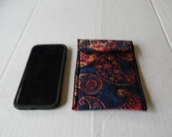 Copper Paisley Batik Cell Phone/iPhone Case