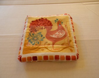 Red Chicken Julie Paschkis  Zipper Change Purse