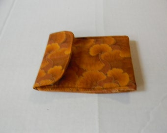 Copper Ginkgo  Leaves Flip Phone Case