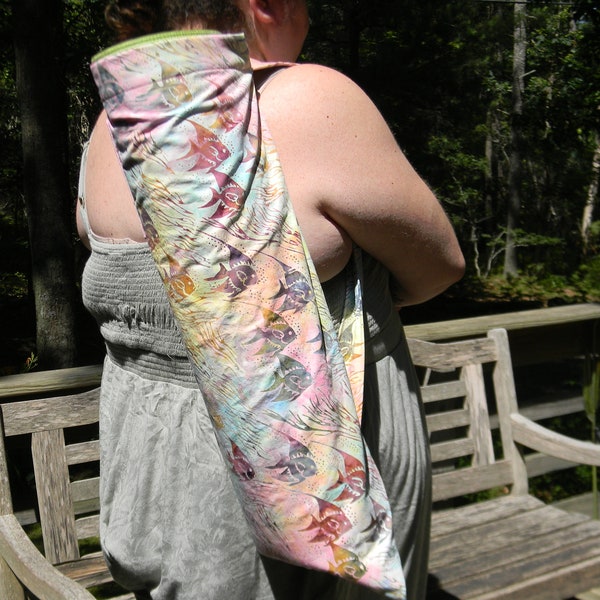 Fish Batik Yoga Mat Bag