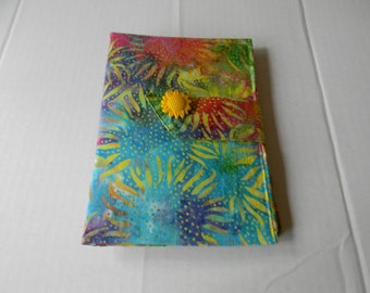 Multi colored Sunflower Batik Kindle Fire 7/Kindle Keyboard/Samsung Galaxy Tab A Case