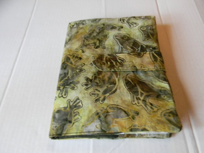 Green Frogs Batik Journal image 1