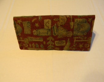 Red Checkbook Cover