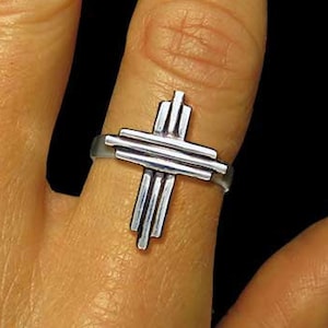 Cross Ring Sterling Silver