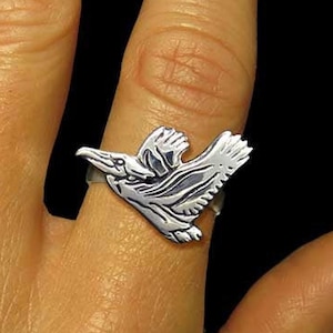 Pelican Ring Sterling Silver