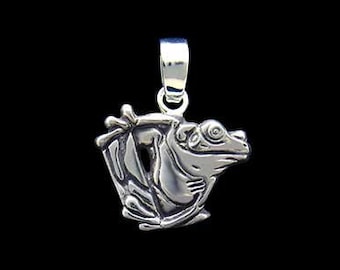 1 Charm / Collar de Rana Arbórea en Plata de Ley
