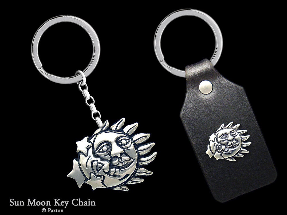 JCBIZ 10pcs Silver Star Design Spring Snap Keychain Clip