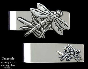 Dragonfly Money Clip Sterling Silver