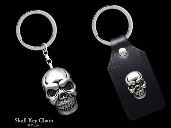 3D Biker Skull Cowboy Hat Leather Keyfob Keyring Car Key Chain Ring Keychain Fob 3D Biker Skull Cowboy Hat Leather Keyfob Keyring Car Key Chain Ring Keychain Fob