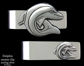 Dolphin Money Clip Sterling Silver