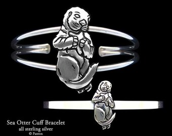 ラッコブレスレット ラッコブレスレット：愛と繋がりの象徴、金メッキ - Etsy 日本