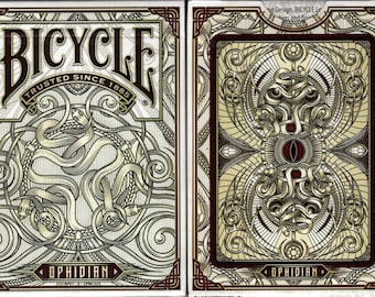 Ophidian Bicycle Playing Cards Poker Size Deck USPCC Custom Limited Edition