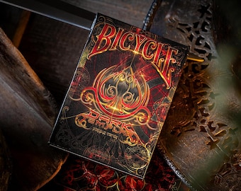 Bicycle Dark Templar Knights Red Playing Cards Decks Poker Kids, Adults Gift Item