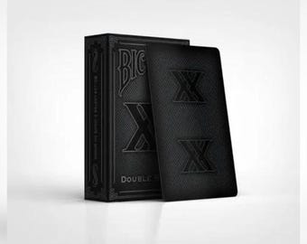 Bicycle Double Black Playing Cards Deck by Gamblers Warehouse