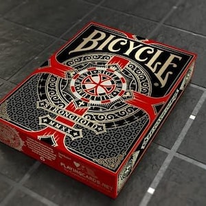 Bicycle Stronghold Crimson Playing Cards Standard Poker Deck by Gamblers Warehouse New