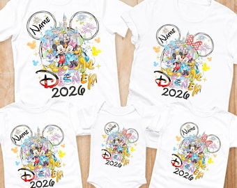Custom Disney Family Vacation 2026 Shirts Disney Family Matching Shirt Disney Trip shirt
