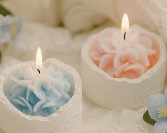 Handgemachte Bloom Kerze, Bio Sojawachs, Home Decor Geschenk