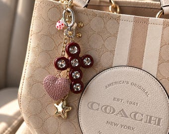 Luxury Crystal Bag Charm, Cross Purse Charm & Statement Keychain – La Parure by Mainline