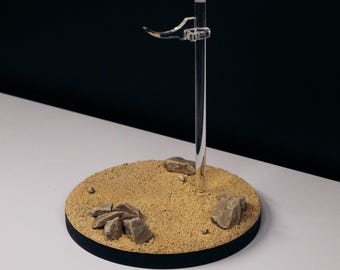 1/6 Actionfigur Diorama Basis - Rocky Sandy Wüsten Stil Display Ständer