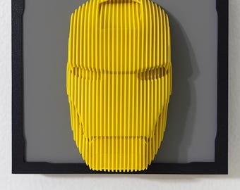 Ironman Wall Sculpture – 3D Printed Robot Art for Kids