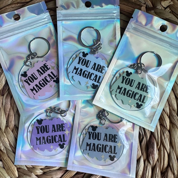 Personalized You Are Magical Keychain Cast Member Appreciation