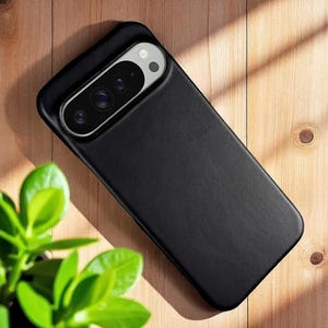 Custodia in vera pelle vintage con effetto cera e olio – Cover in stile retrò per Google Pixel 6A - 9 Pro XL