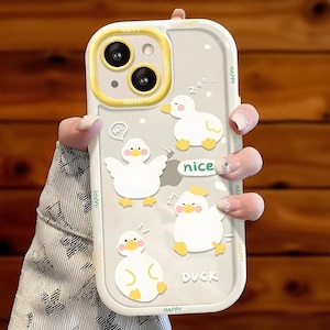 WhiskerChic Cat Case – słodkie, kreskówkowe, miękkie etui dla iPhone’a 7 do 16 Pro Max