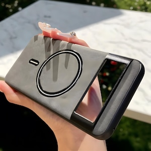 Luxury Sheepskin MagSafe Case: Wireless Charging Cover for Google Pixel