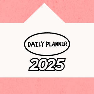 2025 Daily Planner Printable PDF, Motivational Weekly Bundle