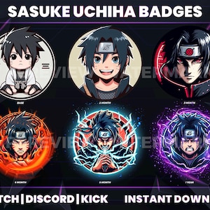 Twitch Character Badges | Sub Badges | Twitch Anime Badges | Bit Badges | Streaming Badges | Discord Roles | Instant Upload And Use.